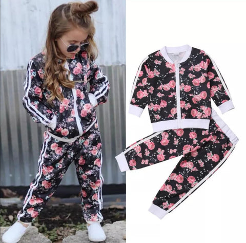 Cool Floral Track Suit